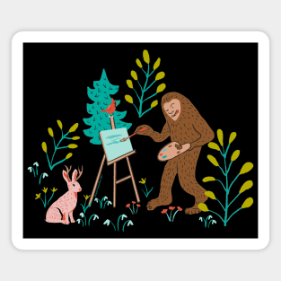 The Creative Sasquatch Magnet